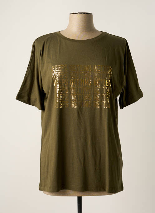 Tricou verde ASTRID BLACK LABEL femeie