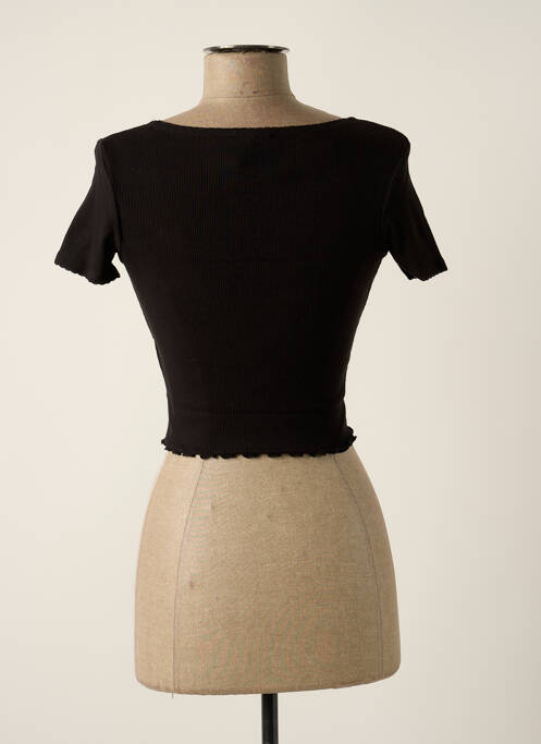 Top scurt negru TALLY WEIJL femeie