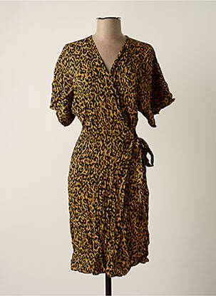 Rochie midi bej ASTRID BLACK LABEL femeie