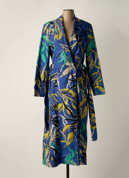 Trench albastru DEUX. BY ELINE DE MUNCK femeie