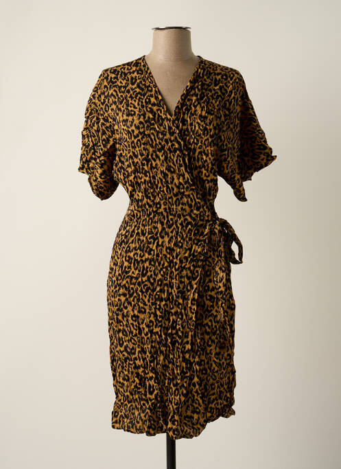 Rochie midi bej ASTRID BLACK LABEL femeie