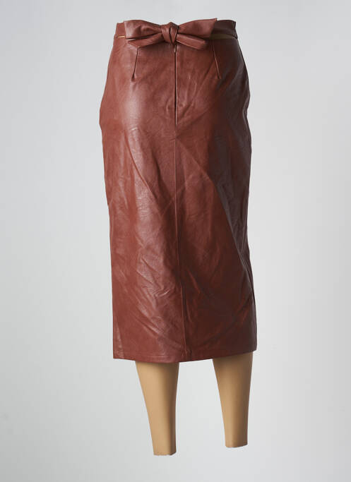 Fustă midi maro ASTRID BLACK LABEL femeie