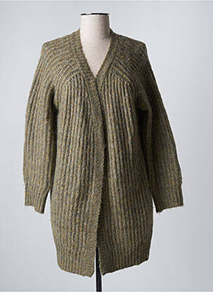 Vestă cu mâneci lungi verde ONLY femeie