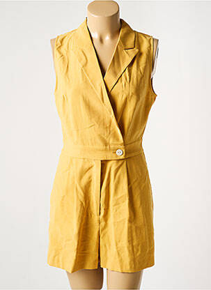 Salopetă scurtă galben MANGO femeie