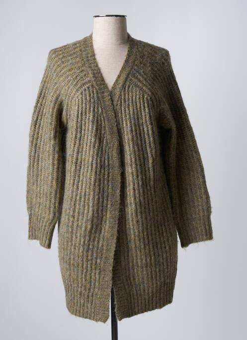 Vestă cu mâneci lungi verde ONLY femeie