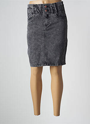 Fustă midi gri ONLY femeie