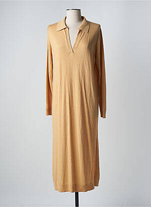 Rochie pulover bej MANGO femeie