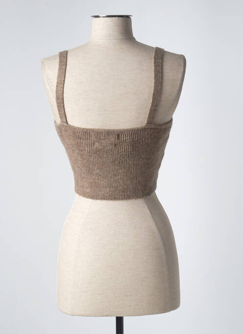 Tricou bej MANGO femeie