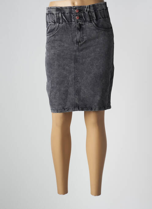 Fustă midi gri ONLY femeie