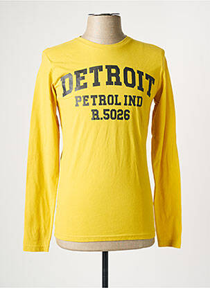 Tricou galben PETROL INDUSTRIES bărbat