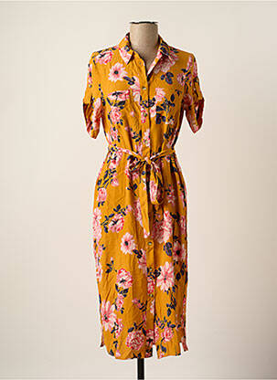 Rochie midi galben VERO MODA femeie