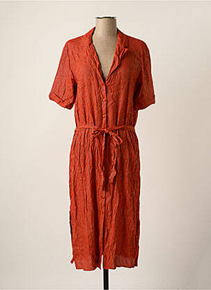 Rochie midi portocalie VILA femeie