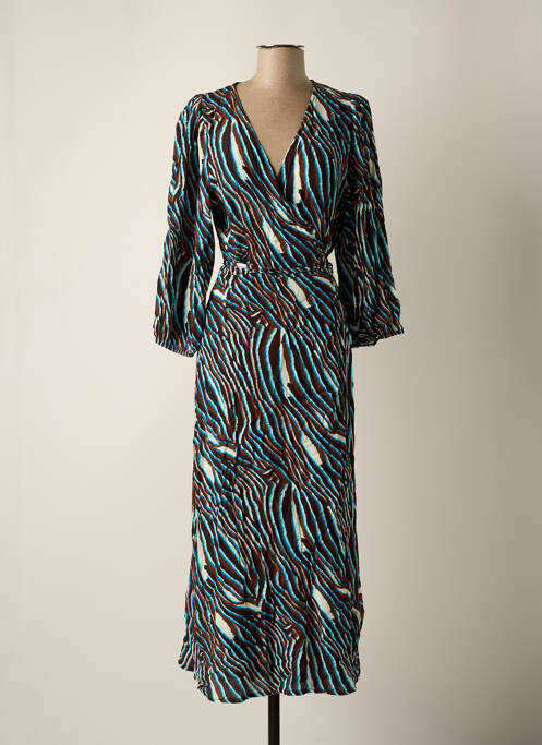 Rochie lungă albastru ASTRID BLACK LABEL femeie