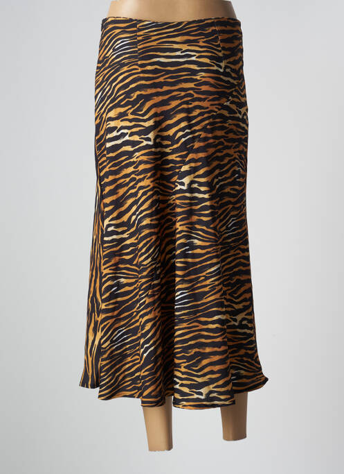 Fustă midi maro CLOUDS OF FASHION femeie