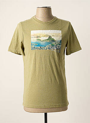 Tricou verde BLACK AND GOLD bărbat