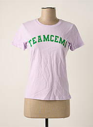 Tricou violet CEMI femme