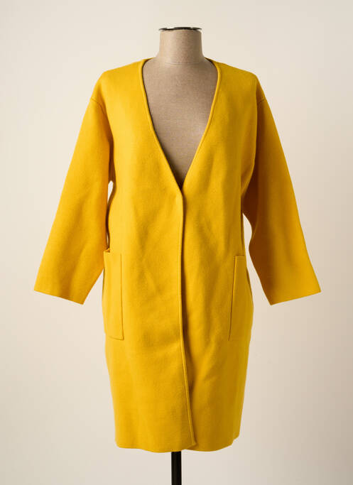 Vestă cu mâneci lungi galben MORGAN femeie