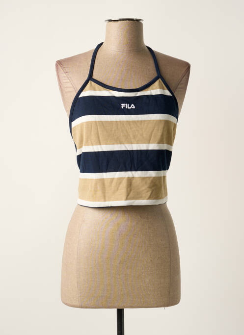 Top scurt alb FILA femeie