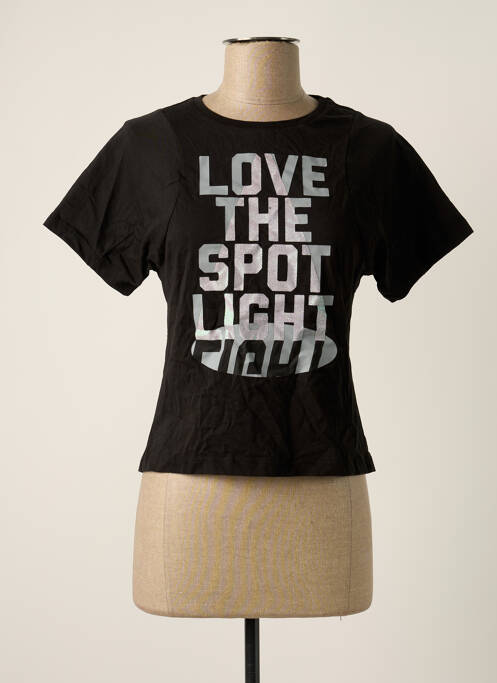 Tricou negru SUPASTAR femeie