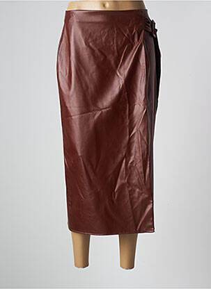 Fustă midi maro ASTRID BLACK LABEL femeie