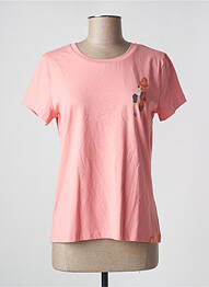 Tricou roz MORA femme