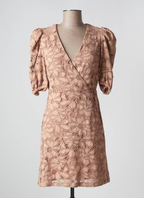 Rochie scurtă bej MANGO femeie