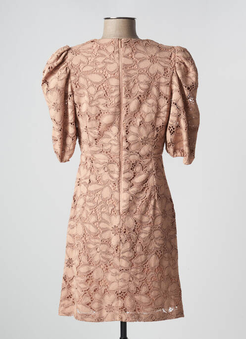 Rochie scurtă bej MANGO femeie