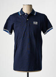 Polo albastru R.EV 1703 BY REMCO EVENPOEL  homme