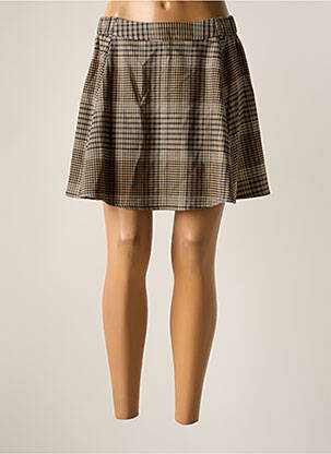 Fustă scurtă bej ONLY femeie