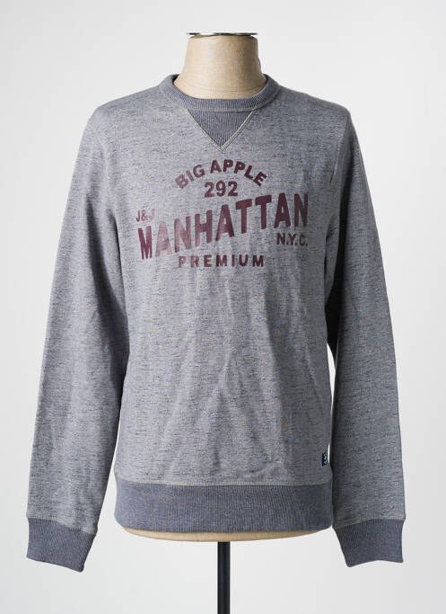 Pulover albastru JACK & JONES bărbat