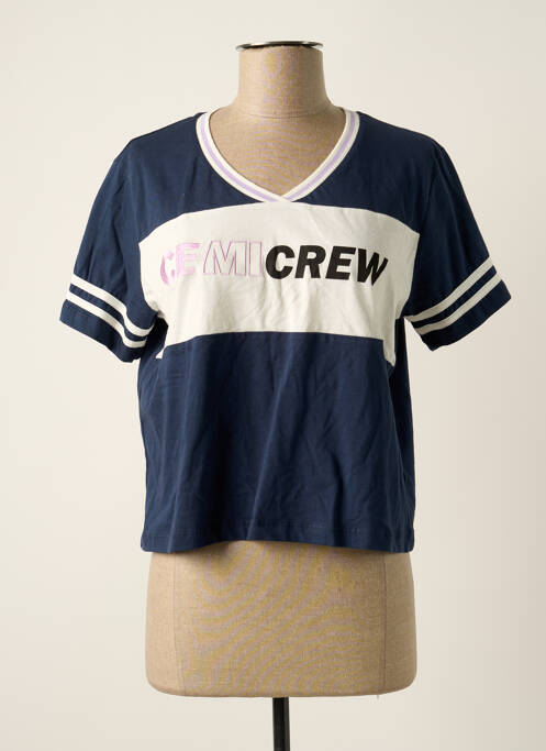 Tricou albastru CEMI femeie