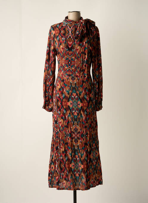 Rochie lungă maro DEUX. BY ELINE DE MUNCK femeie