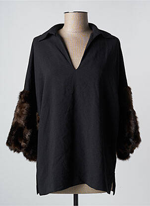 Top negru ASTRID BLACK LABEL femeie