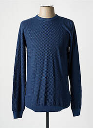 Pulover albastru KNOWLEDGE COTTON APPAREL homme