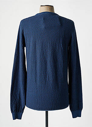 Pulover albastru KNOWLEDGE COTTON APPAREL bărbat