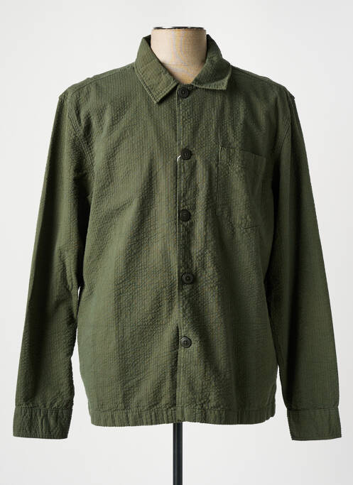 Cămașă cu mâneci lungi kaki KNOWLEDGE COTTON APPAREL bărbat