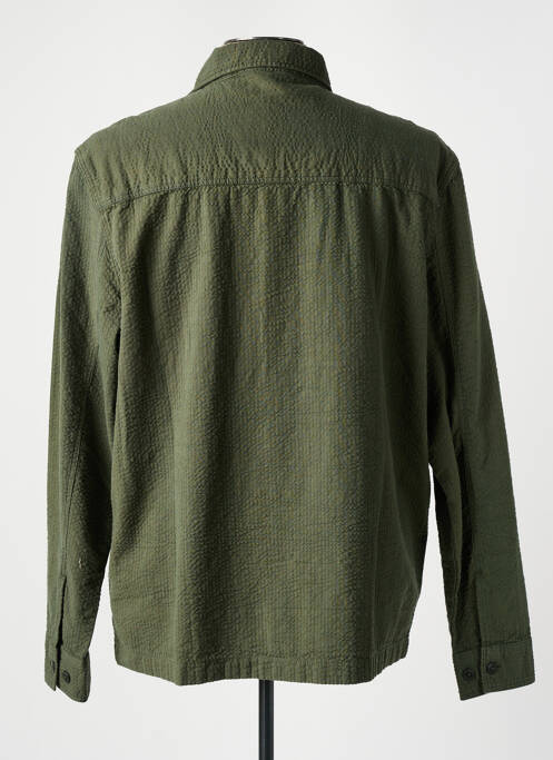 Cămașă cu mâneci lungi kaki KNOWLEDGE COTTON APPAREL bărbat