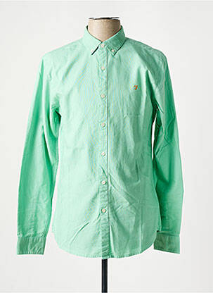 Cămașă cu mâneci lungi verde FARAH bărbat