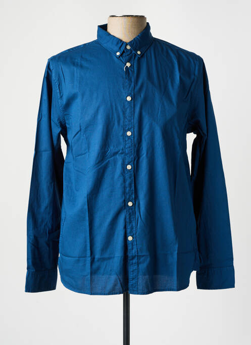 Cămașă cu mâneci lungi albastru KNOWLEDGE COTTON APPAREL bărbat