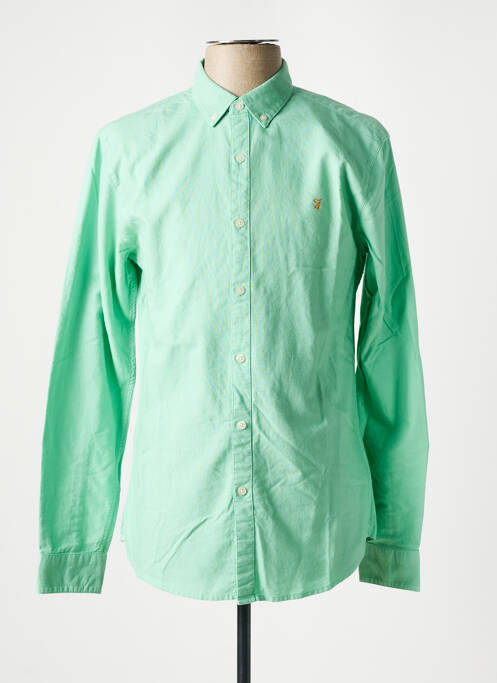 Cămașă cu mâneci lungi verde FARAH bărbat