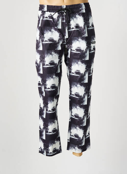 Pantalon drept negru HUMAN WITH ATTITUDE bărbat