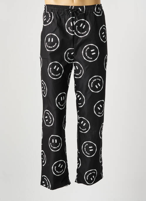 Pantalon drept negru HUMAN WITH ATTITUDE bărbat