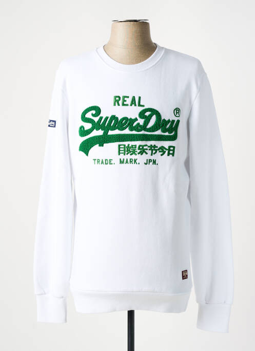 Hanorac alb SUPERDRY bărbat