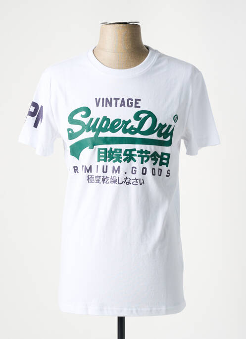 Tricou alb SUPERDRY bărbat