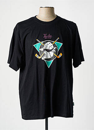 Tricou negru TEALER bărbat