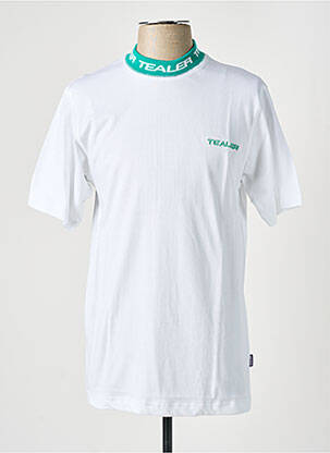 Tricou alb TEALER bărbat