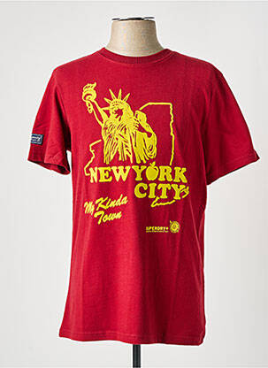 Tricou roșu SUPERDRY bărbat