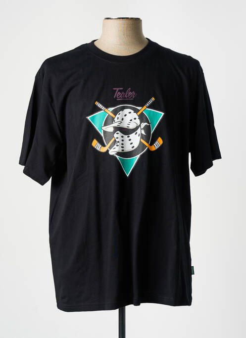 Tricou negru TEALER bărbat