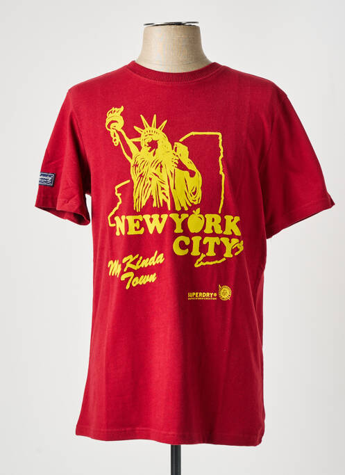 Tricou roșu SUPERDRY bărbat