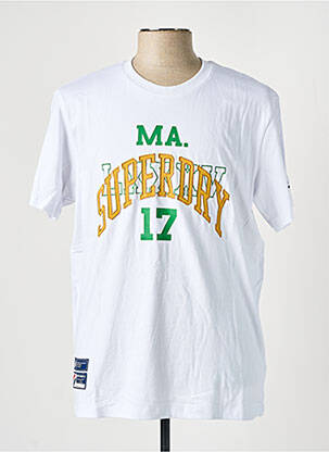 Tricou alb SUPERDRY bărbat